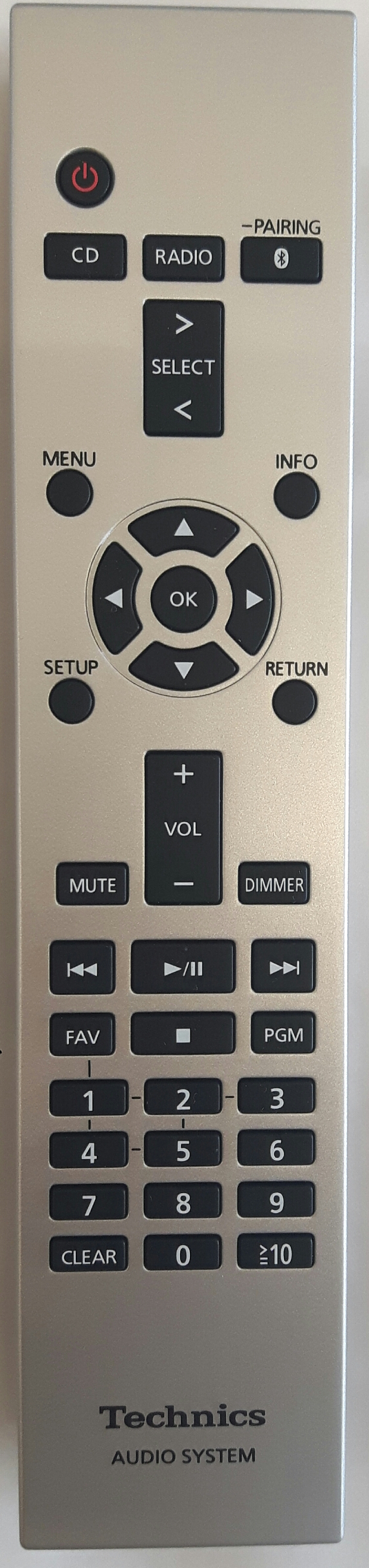 Technics SC-C70 Remote Control - Genuine Original