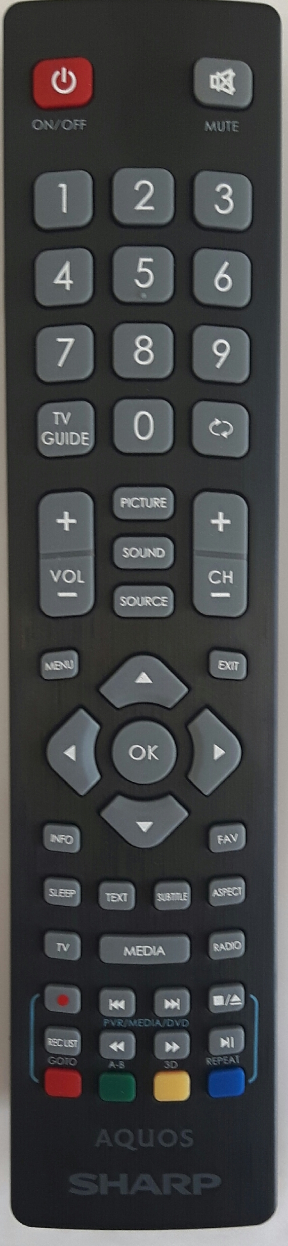 Sharp RMC0001A Remote Control - Genuine Original