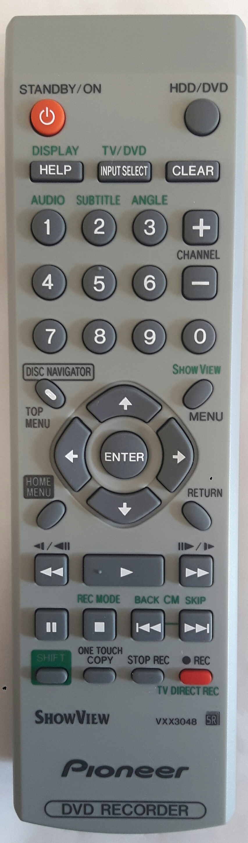 PIONEER VXX3048 Remote Control Original 