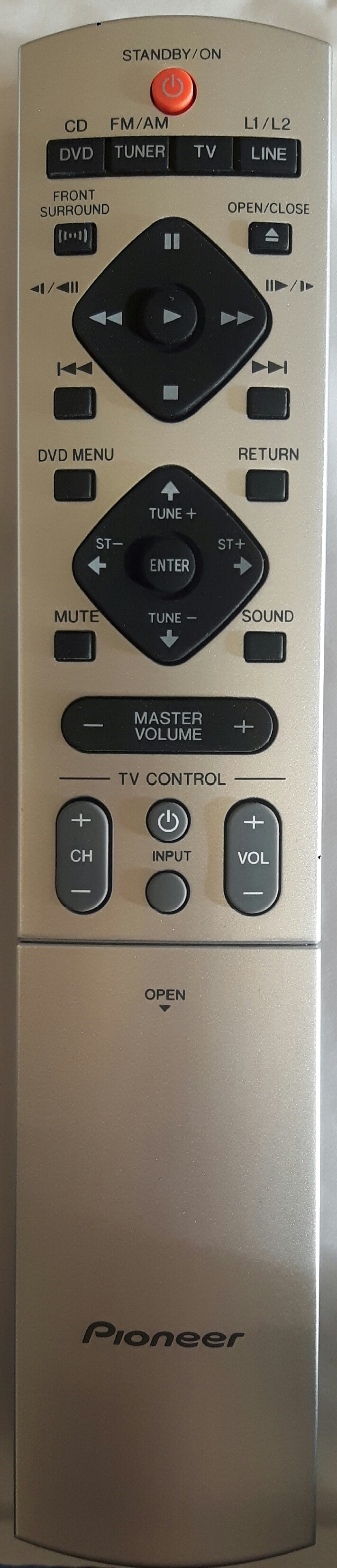 PIONEER XXD3076 Remote Control Original 