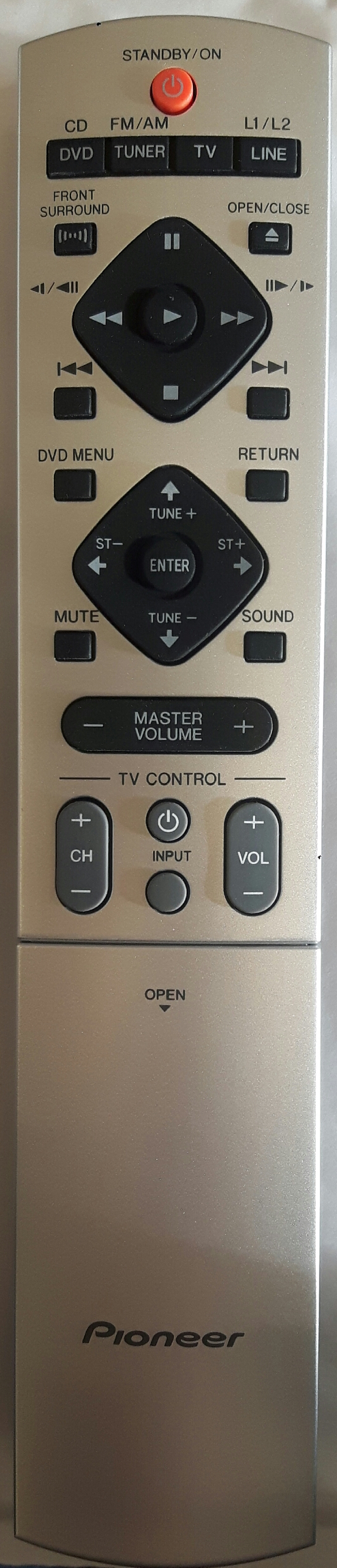 Pioneer XXD3076 Remote Control - Genuine Original