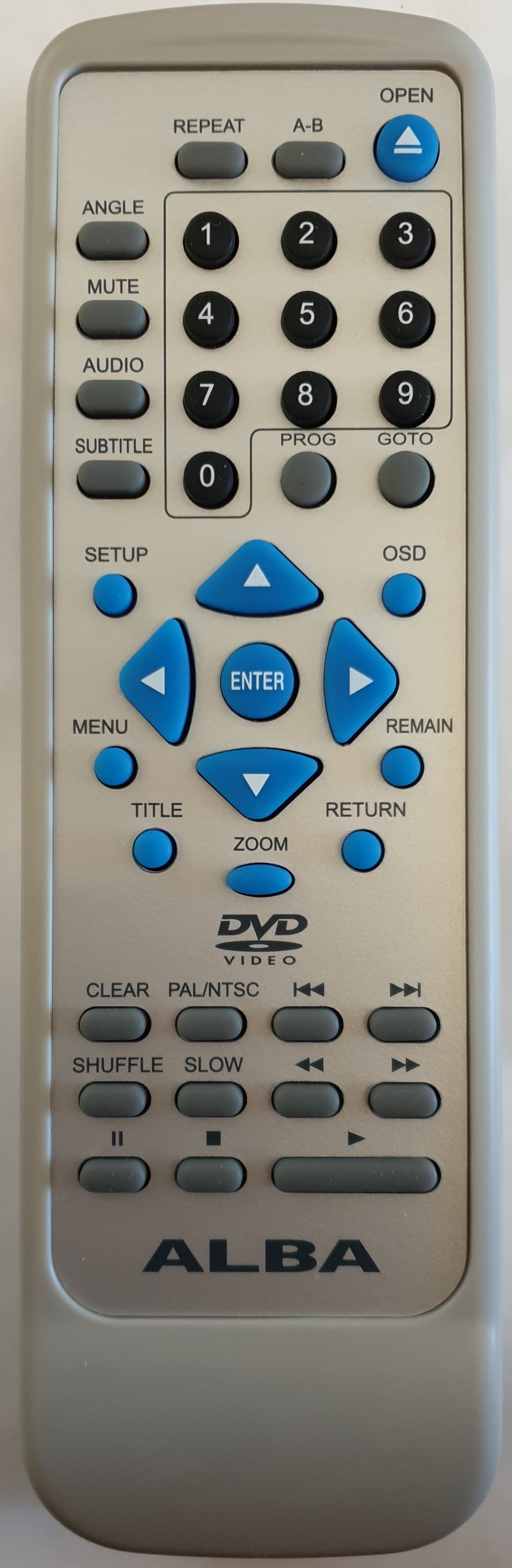 ALBA DVD165A Remote Control Original