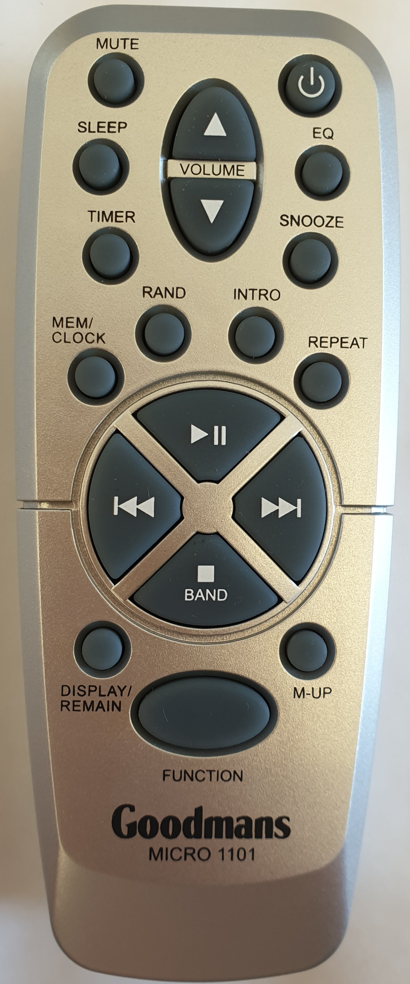 GOODMANS MICRO1101 Remote Control Original