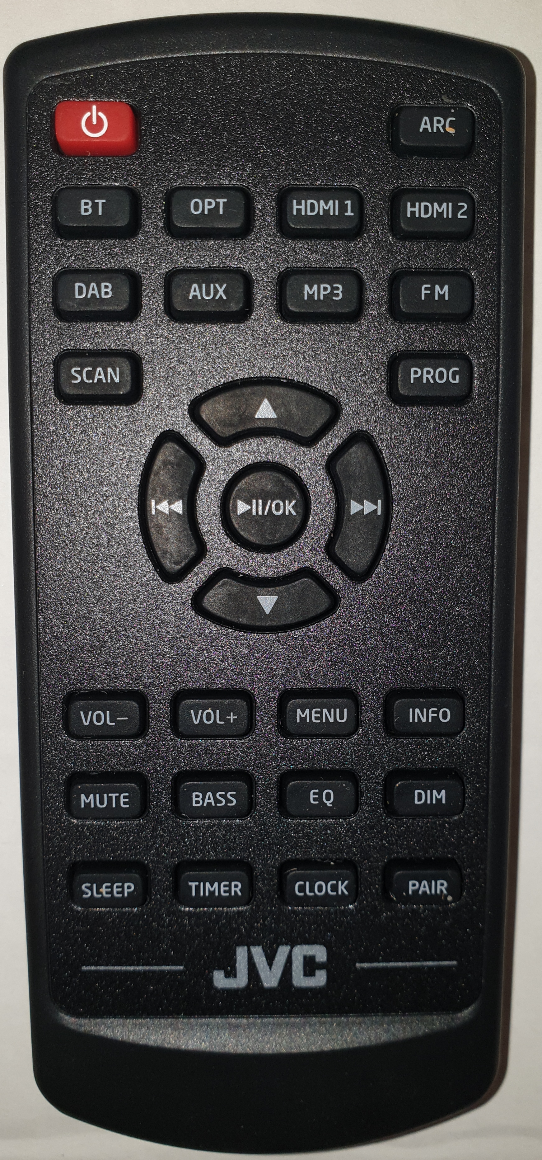 JVC TH-WL701B-RC Remote Control Original 
