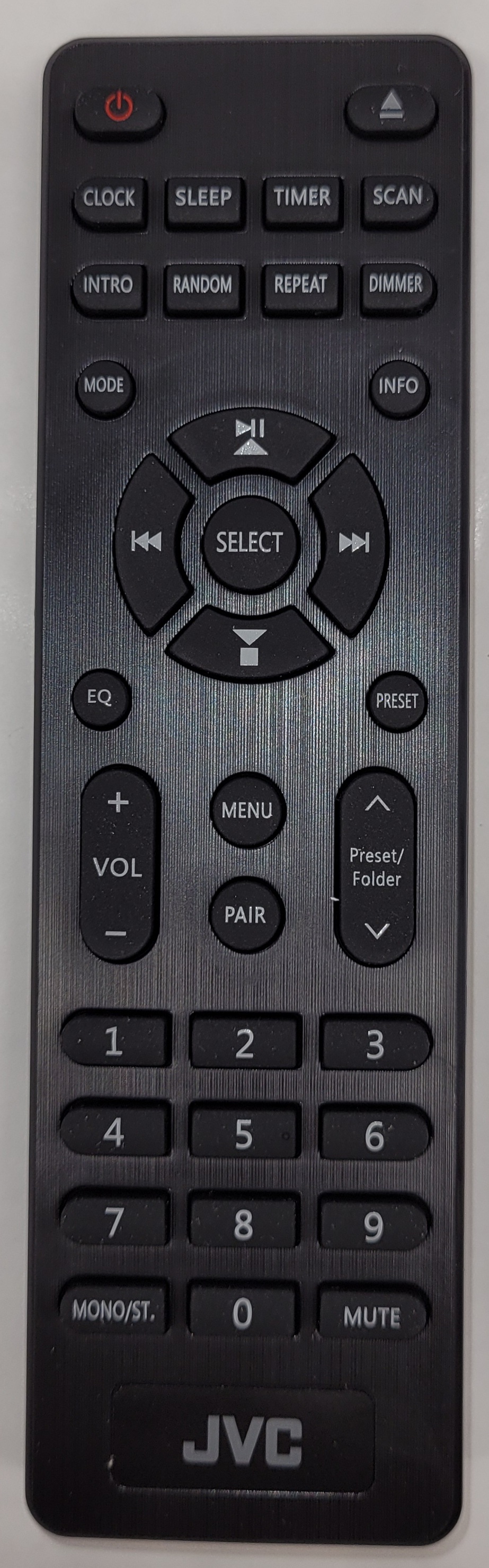 JVC UX-D529B Remote Control Original 
