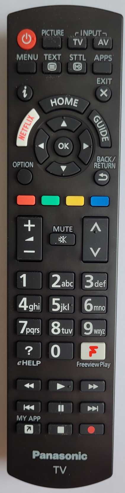 Panasonic TX-40GX800 TV Remote Control - Genuine Original