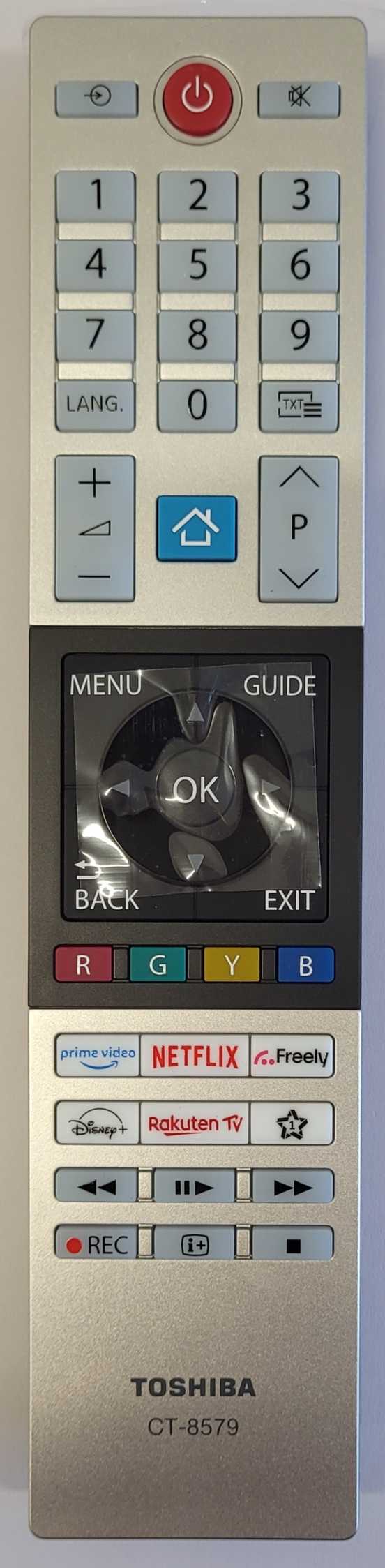 Toshiba CT-8579 Remote Control - Genuine Original 