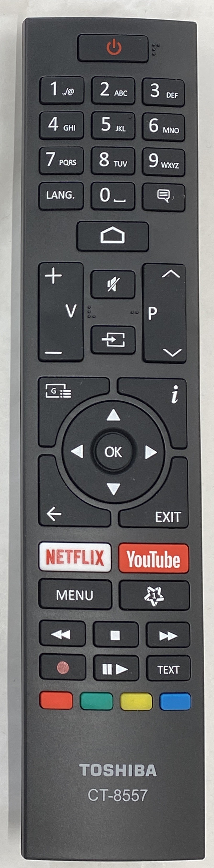 Toshiba 43LA2063DA Remote Control - Genuine Original