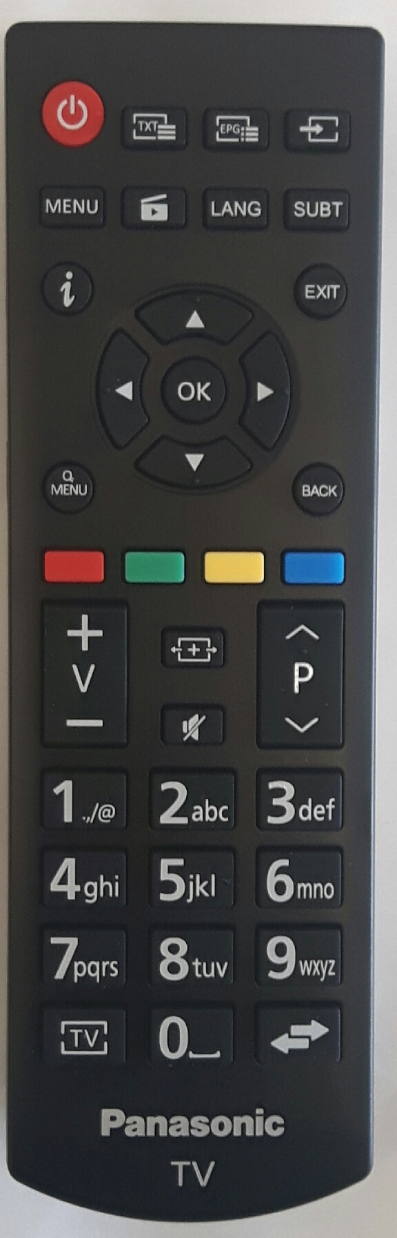 Panasonic TX-32E302B Remote Control - Genuine Original Panasonic TX-32E302B Remote Control - Genuine Original