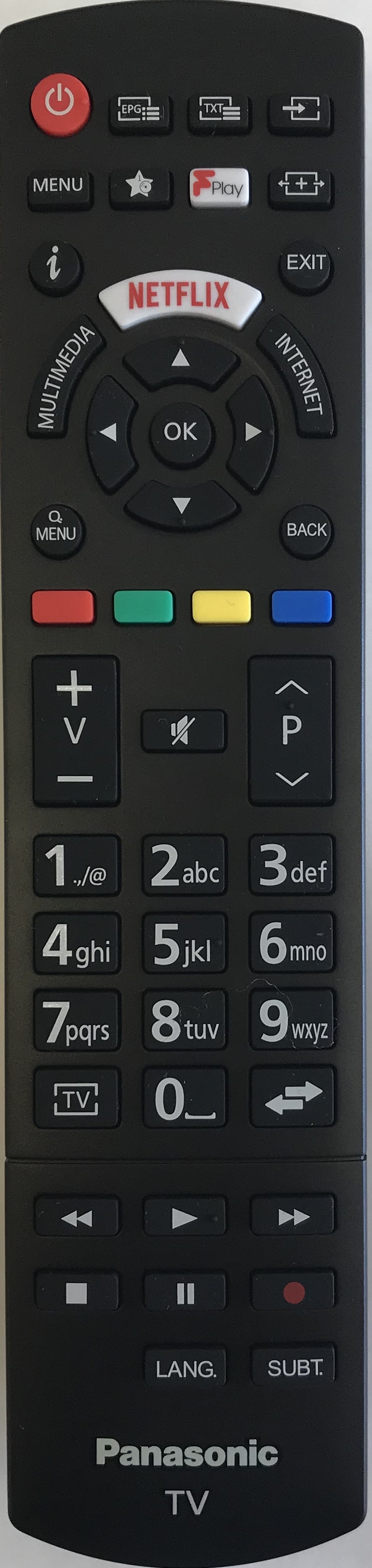 Panasonic TX-43FS352B Remote Control - Genuine Original