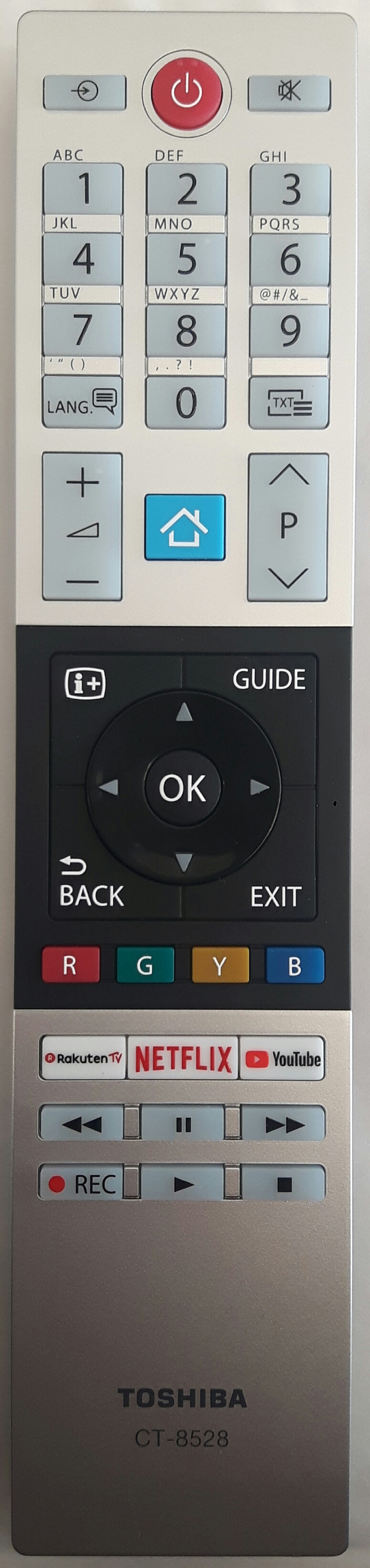 Toshiba 49U5863DA Remote Control - Genuine Original