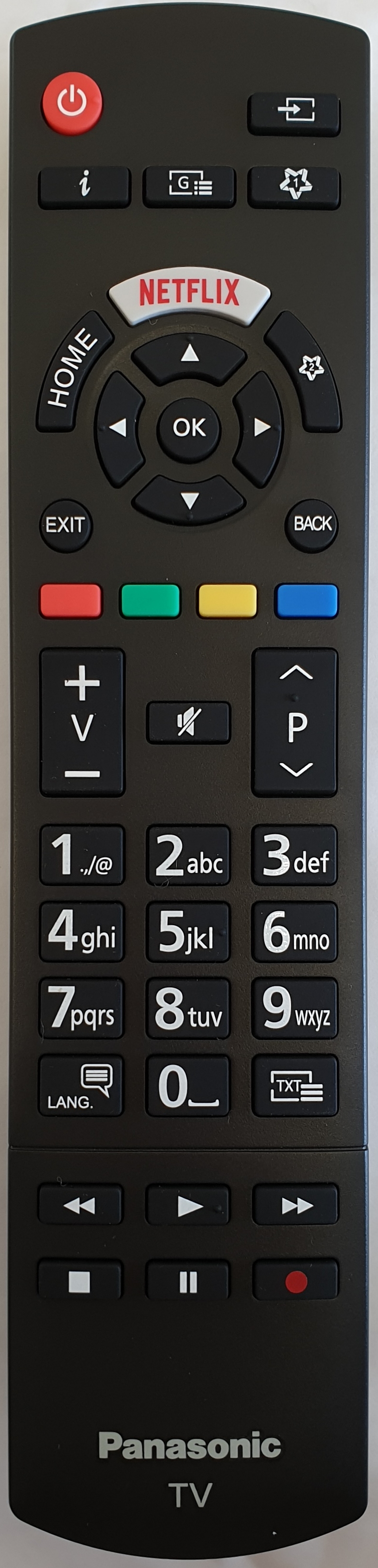 Panasonic TX-55GX525E Remote Control - Genuine Original