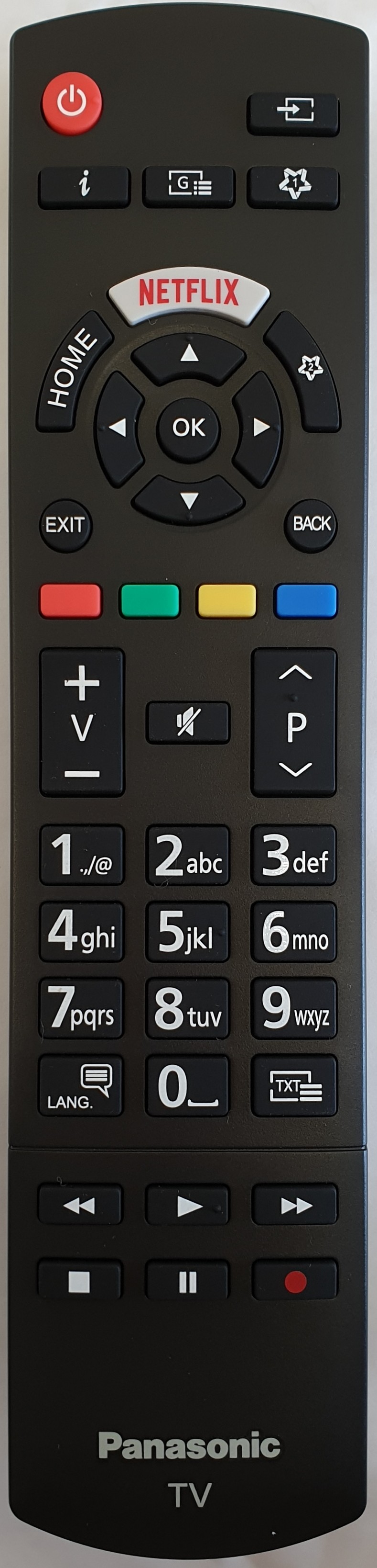 Panasonic 10123094 Remote Control - Genuine Original