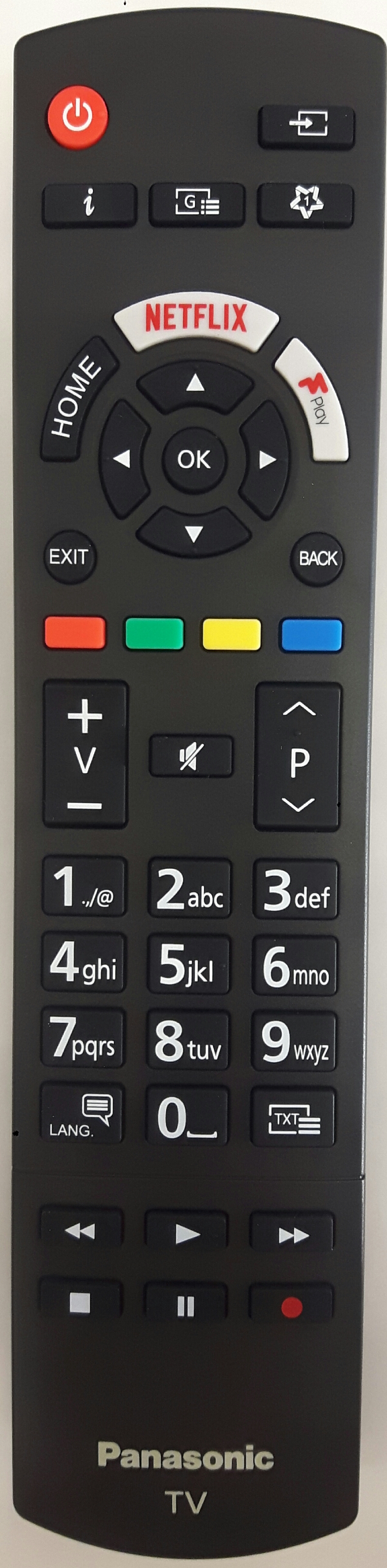 PANASONIC TX49GX550B Remote Control Original