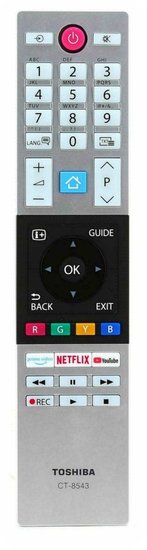 Toshiba 10120786 Remote Control - Genuine Original