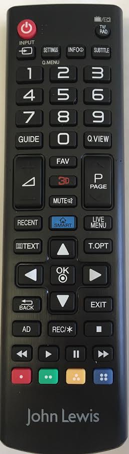 LG 55JL9000 Remote Control - Genuine Original