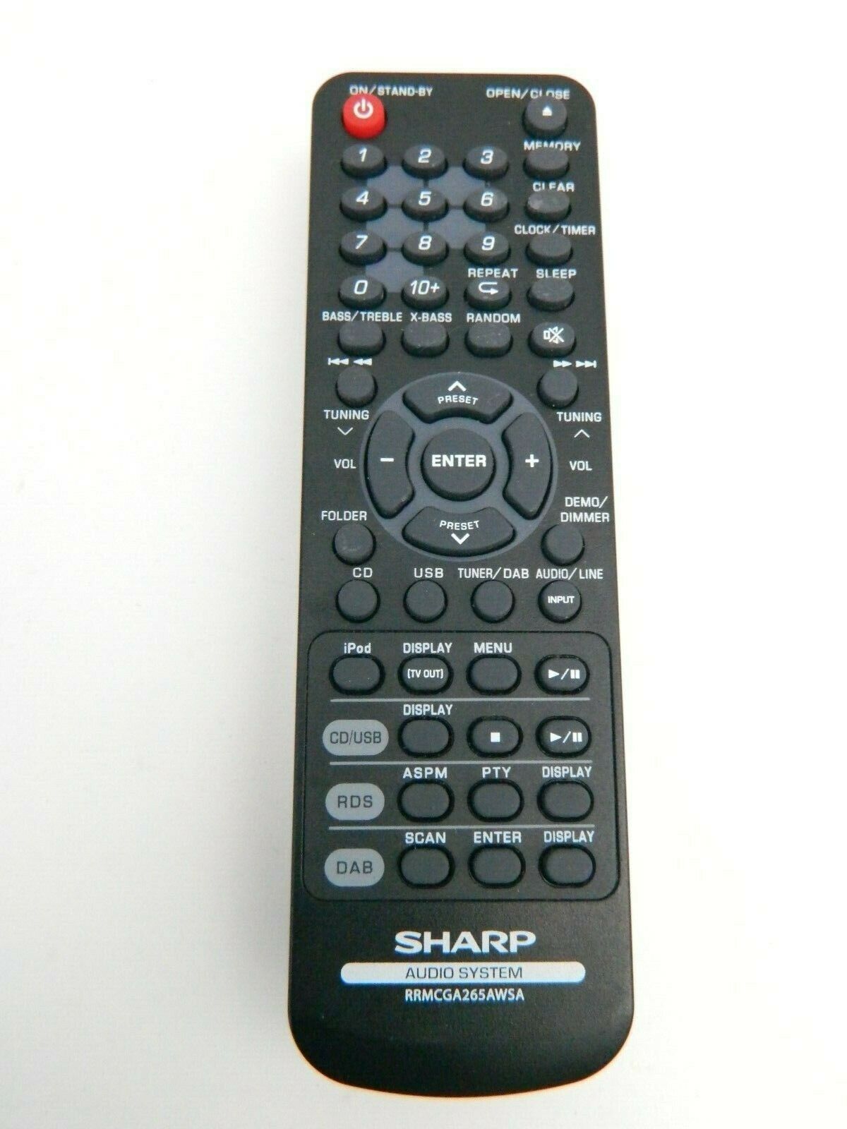 Sharp XLDAB151 Remote Control - Genuine Original