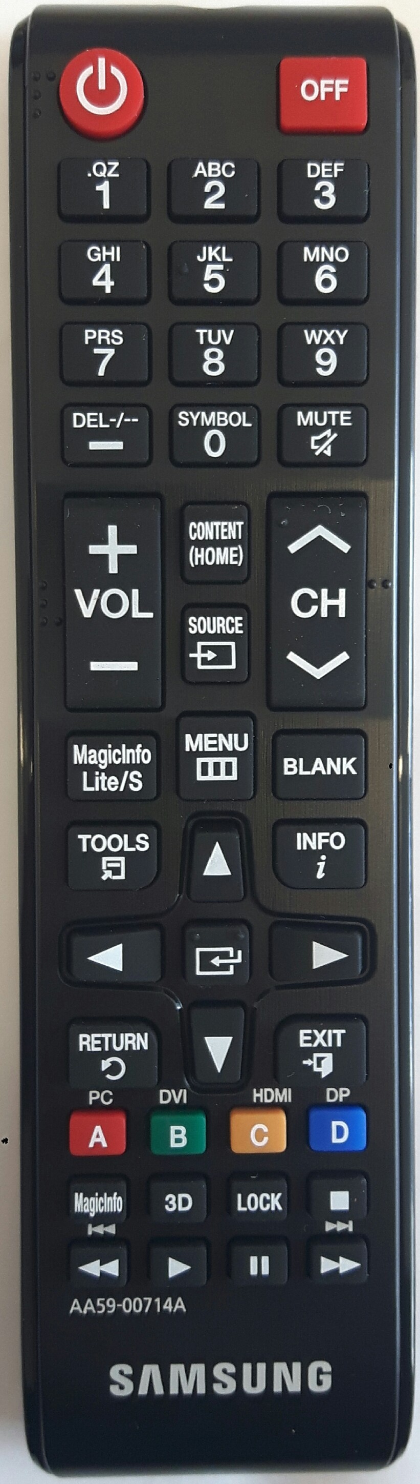 SAMSUNG MD65C Remote Control Original