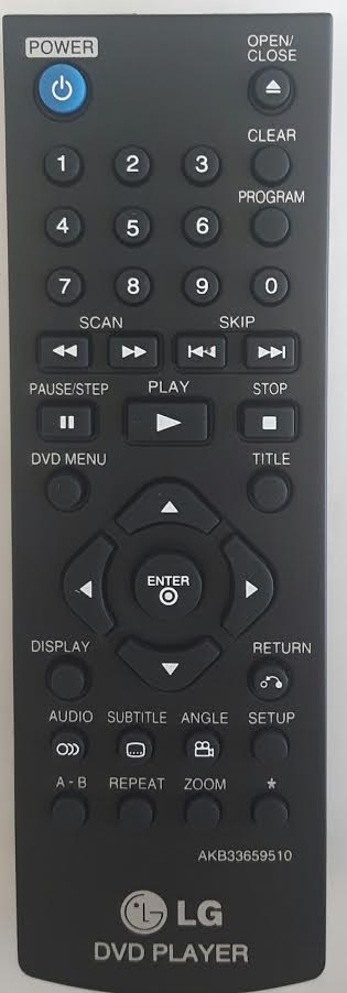 LG DV440 Remote Control - Genuine Original