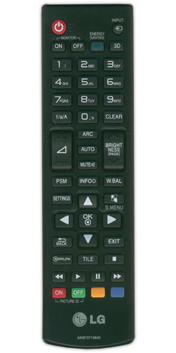 LG 49VH7C Remote Control Original 