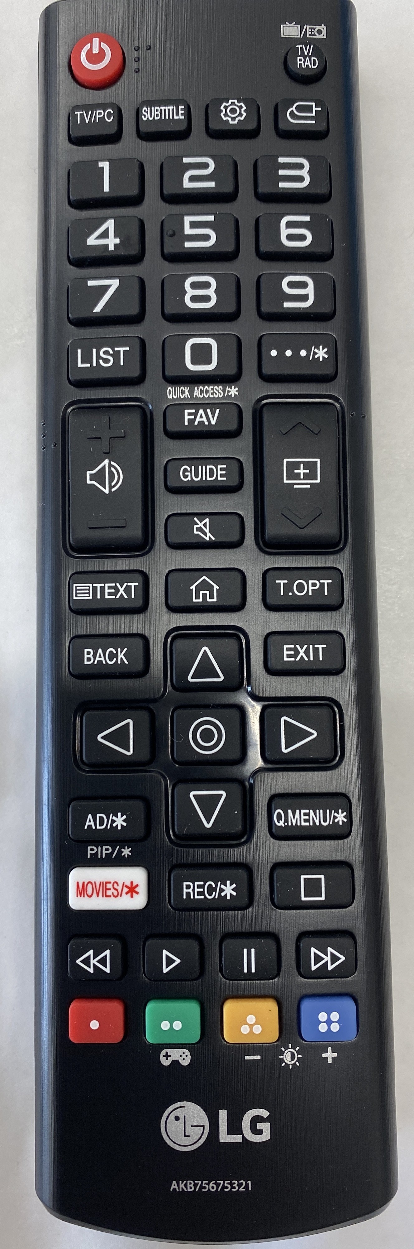 LG 28TN515V-WZ Remote Control - Genuine Original
