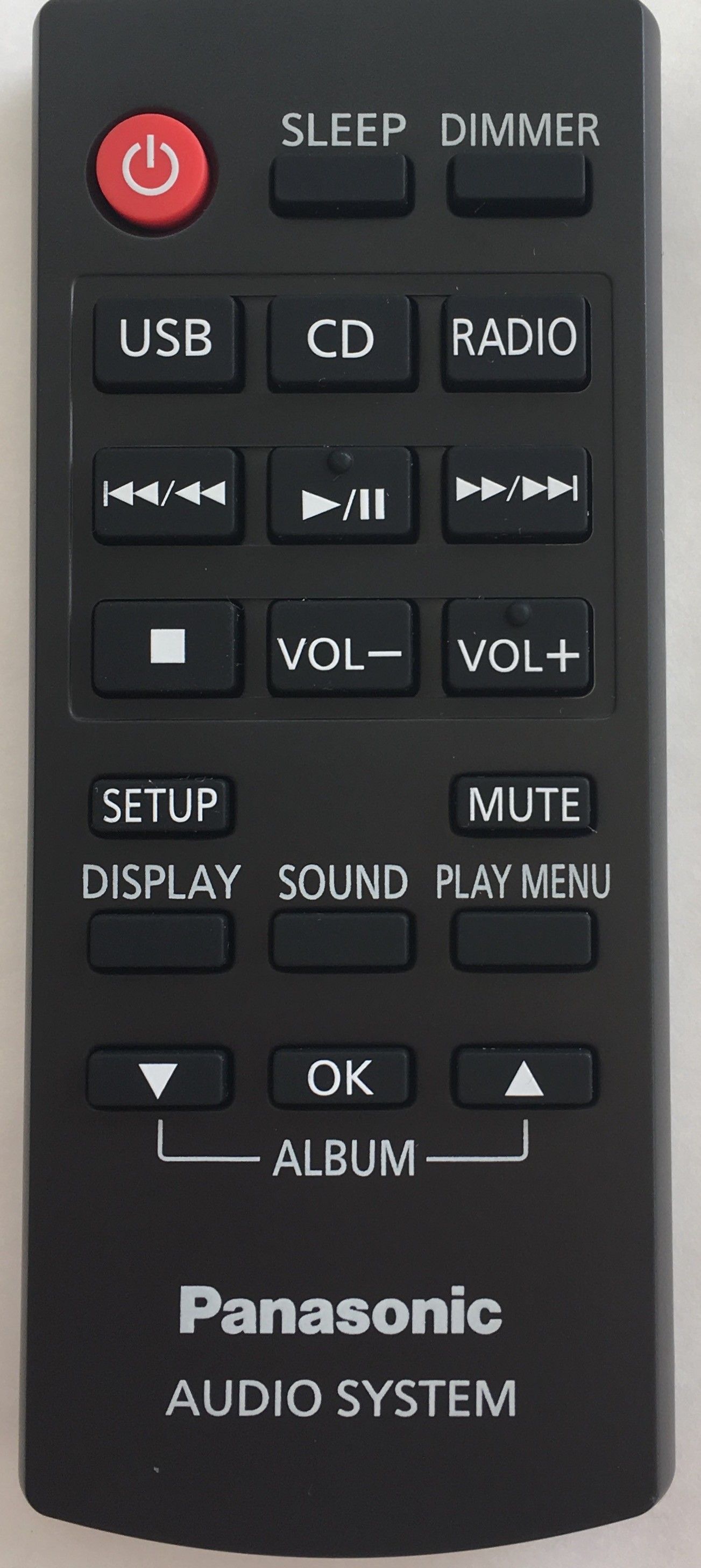 Panasonic SC-HC18EBK Remote Control - Genuine Original