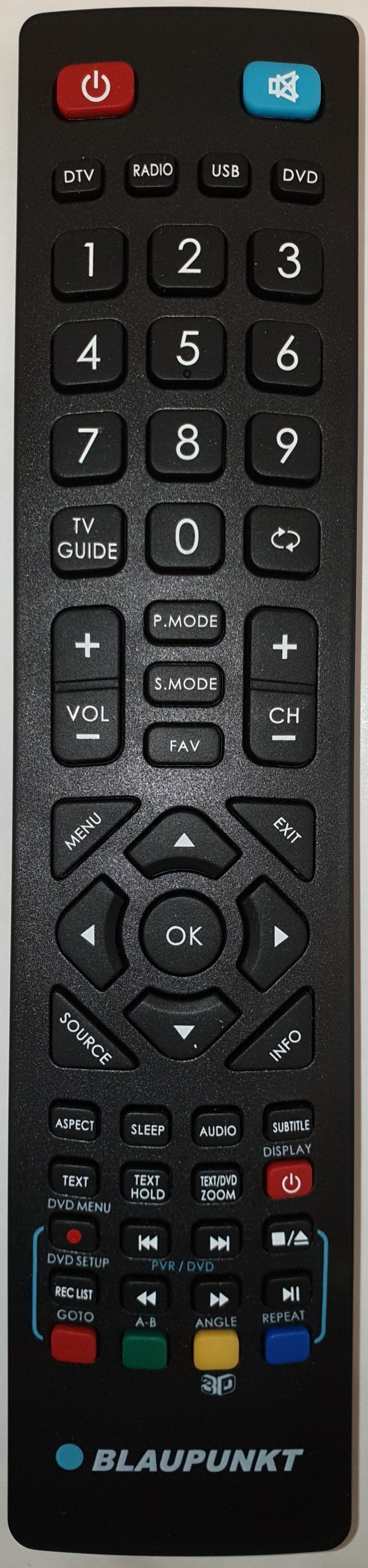 Blaupunkt 39/210N-GB-5B-FHBQKU-EU Remote Control - Genuine Original