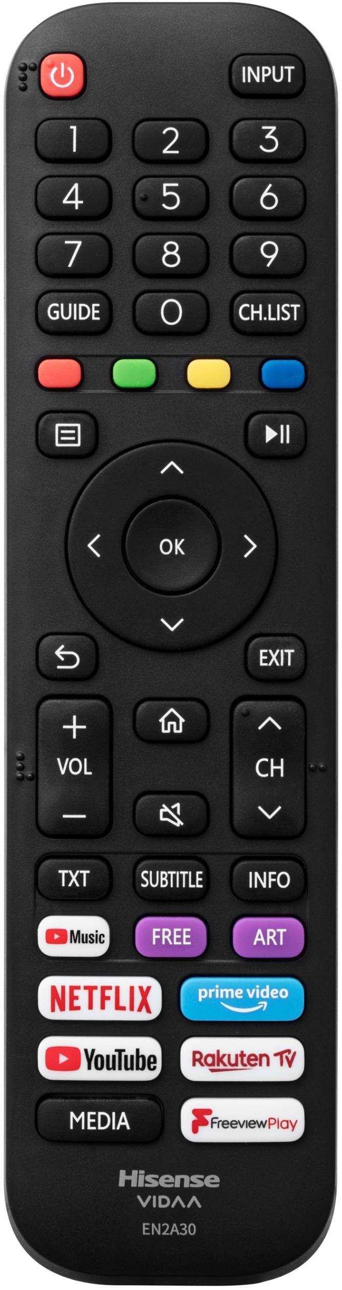 Hisense 75A7100FT Remote Control - Genuine Original