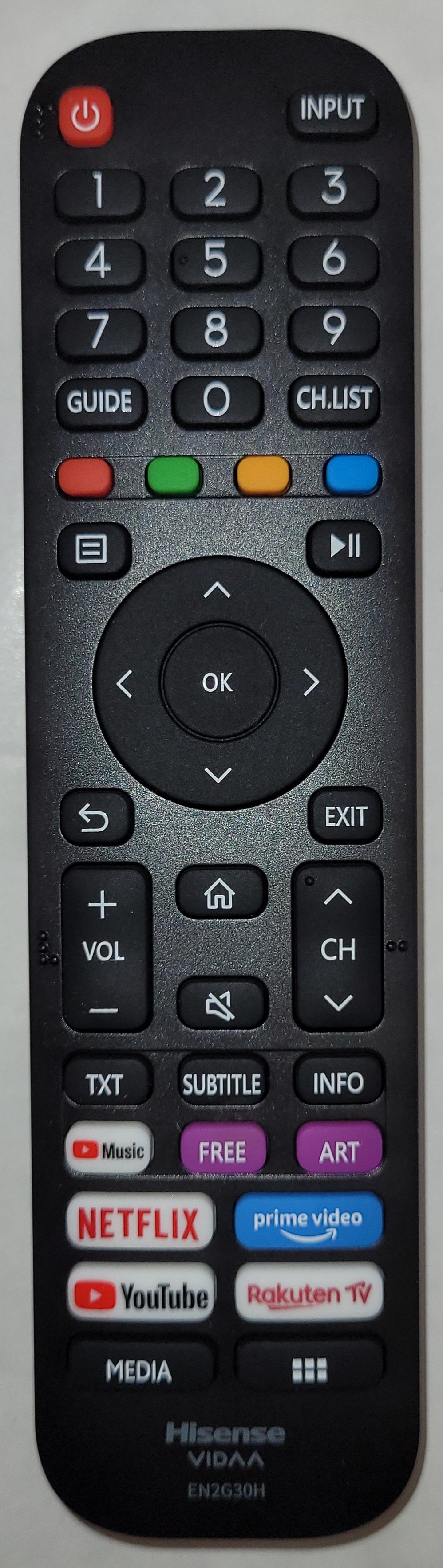Hisense A201803 Remote Control - Genuine Original