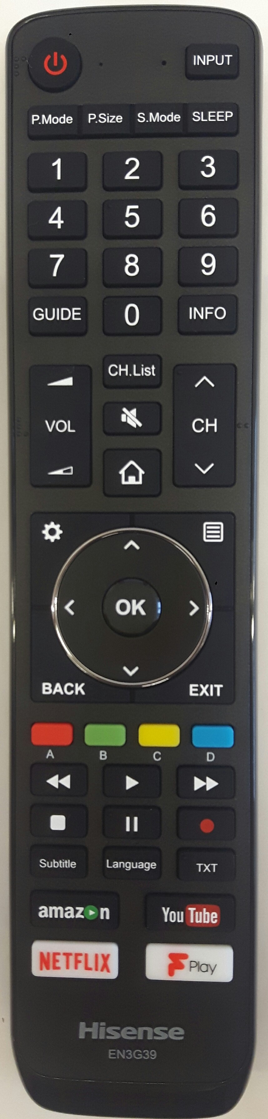 Hisense 210141 Remote Control - Genuine Original