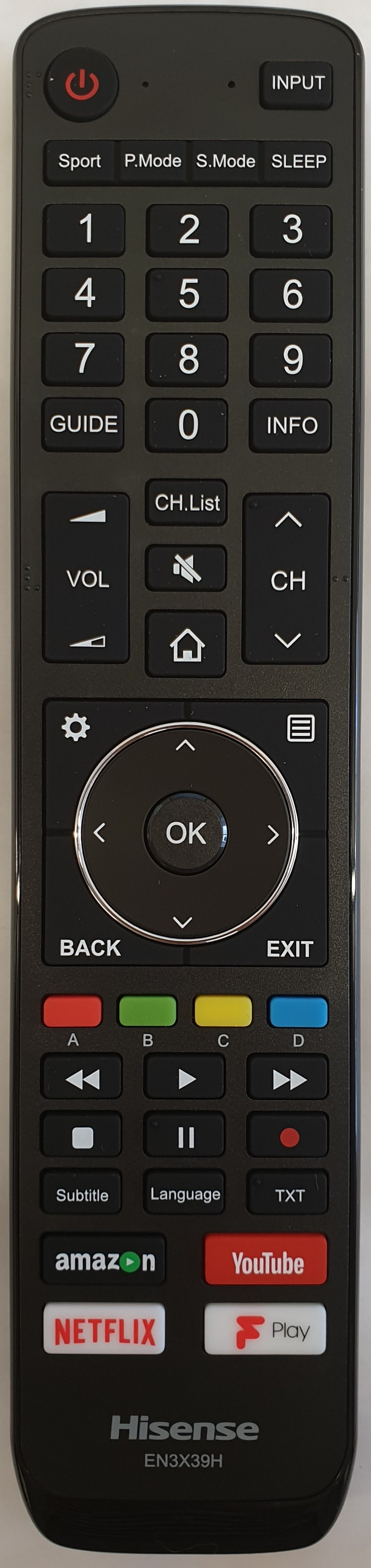 Hisense T225417 Remote Control - Genuine Original