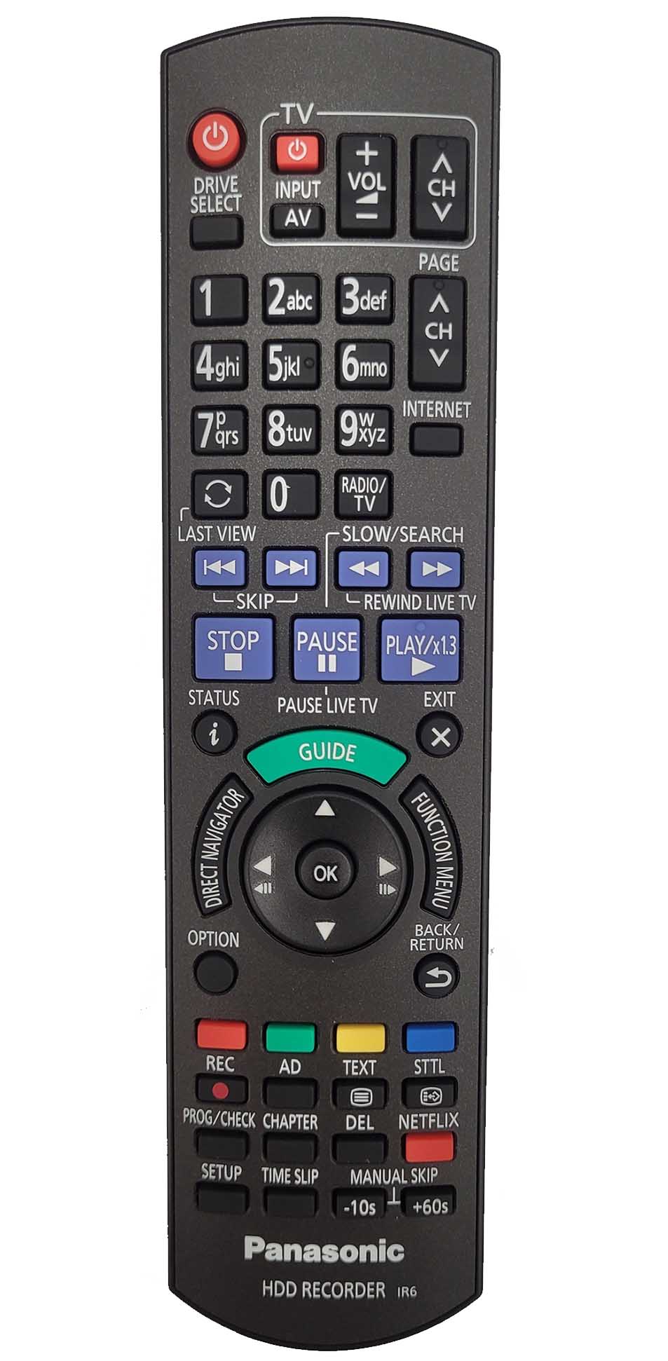 Panasonic DMR-PWT635 Remote Control - Genuine Original
