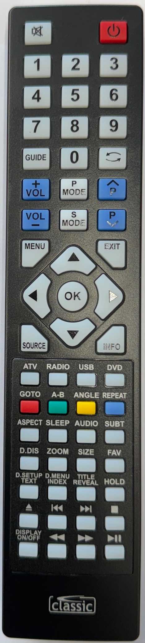 TECHNIKA 19-228G Remote Control