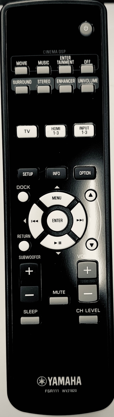 Yamaha YSP-2200 Remote Control - Genuine Original
