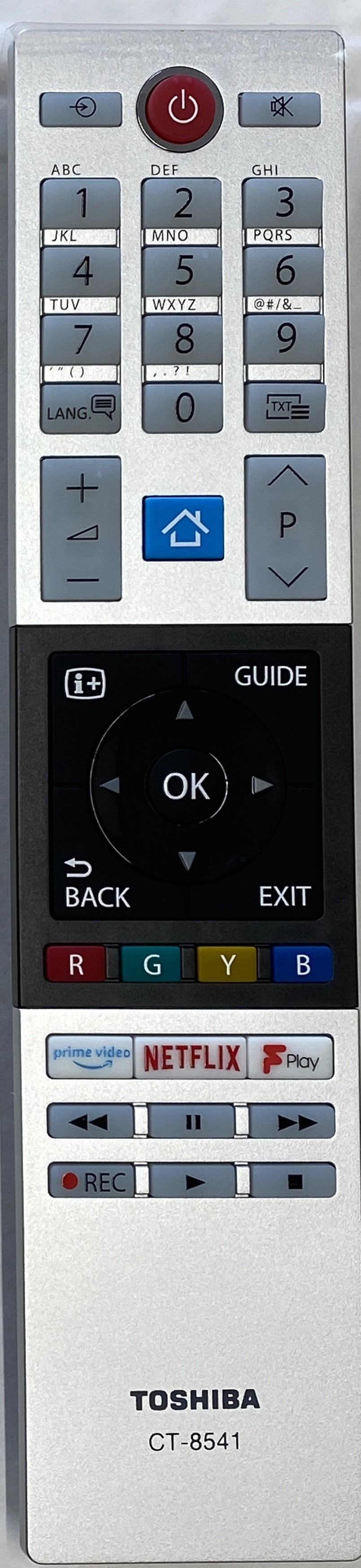 TOSHIBA CT-8541 Remote Control Original 