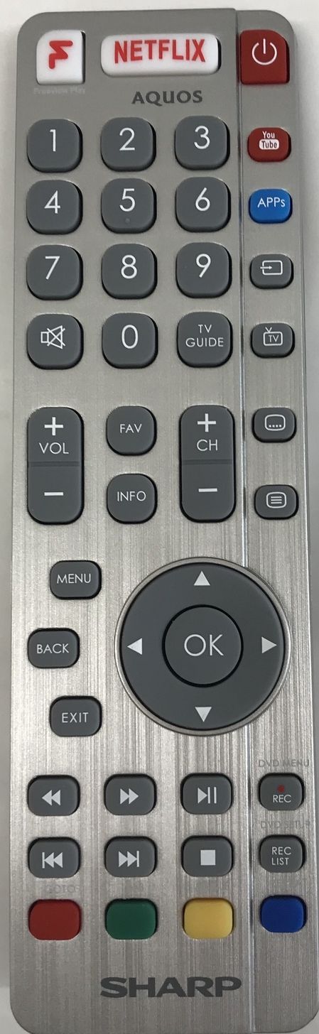 Sharp LC-32FI6522KF Remote Control - Genuine Original