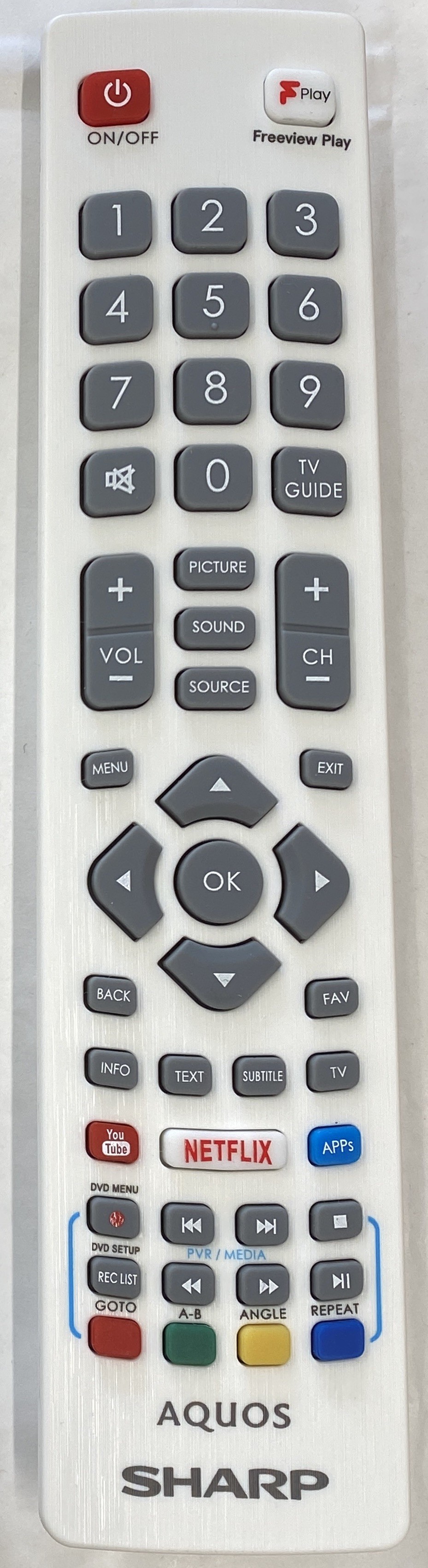 Sharp LC-24DHG6001KFW Remote Control - Genuine Original