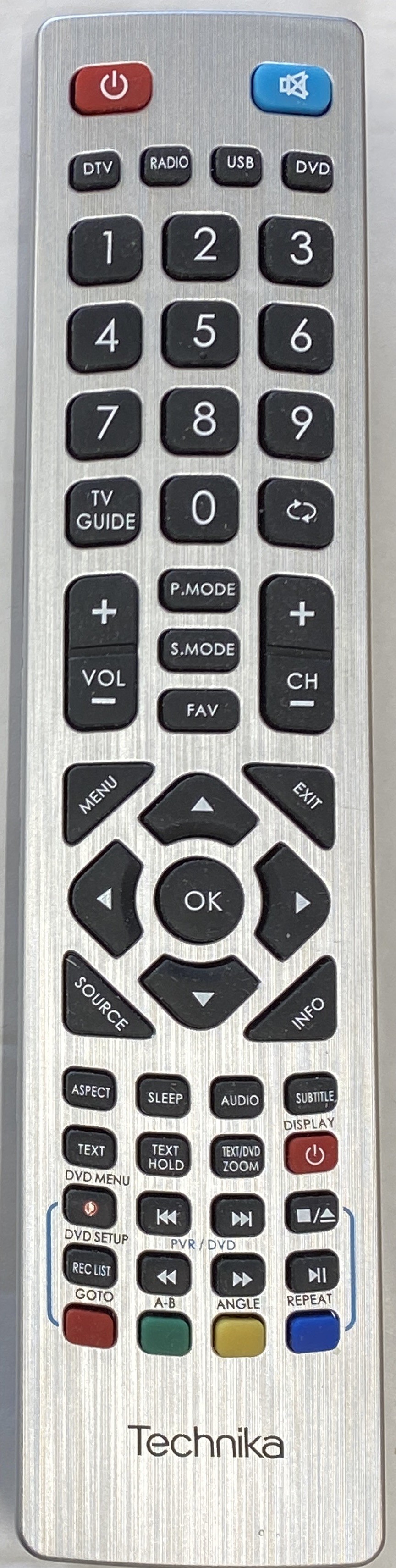 Technika 24E21W-FHD/DVD Remote Control - Genuine Original
