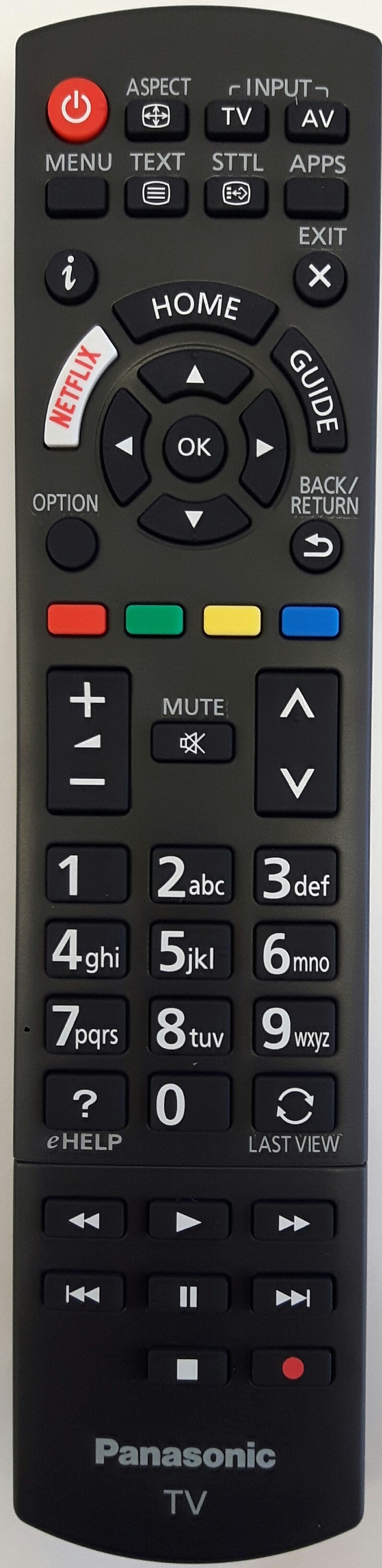 PANASONIC N2QAYB001009 Remote Control Original