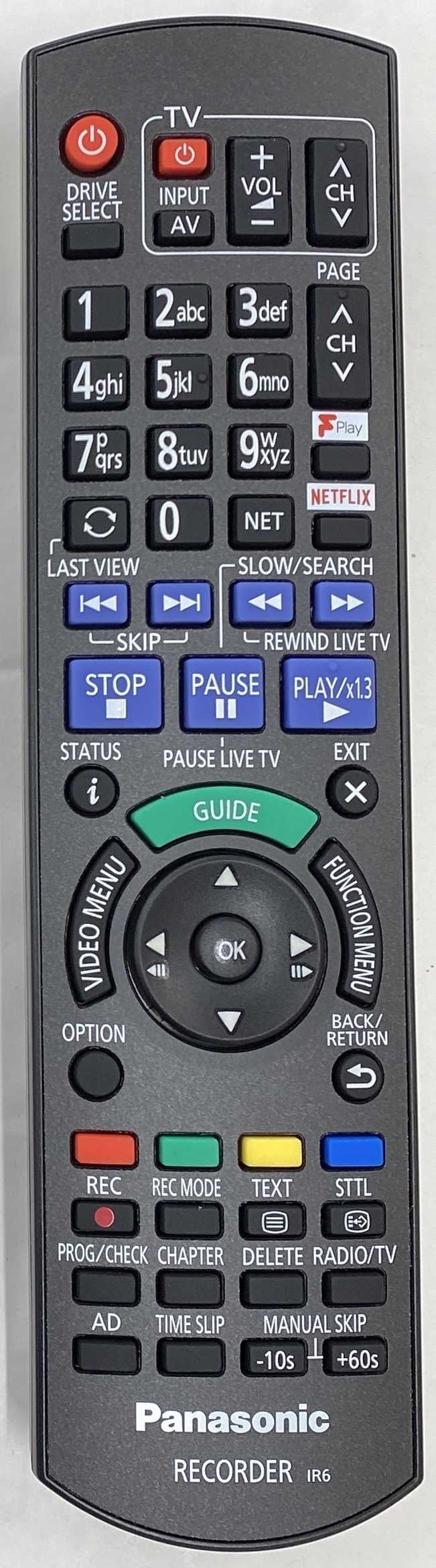 Panasonic N2QAYB001058 Remote Control - Genuine Original