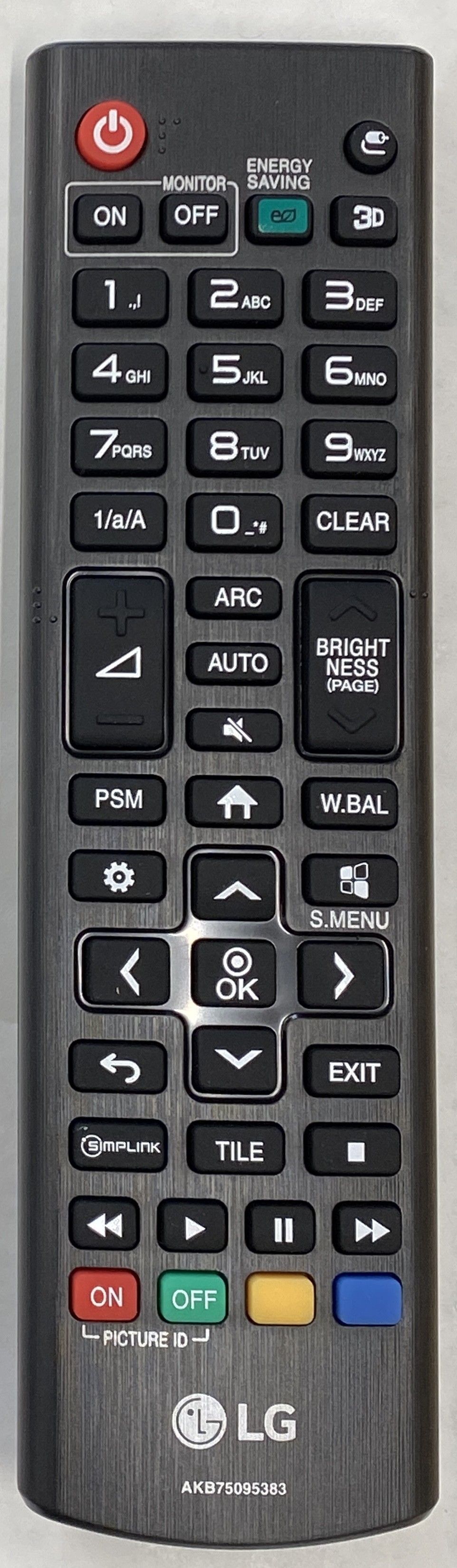 LG 49SM5KE-B Remote Control Original 