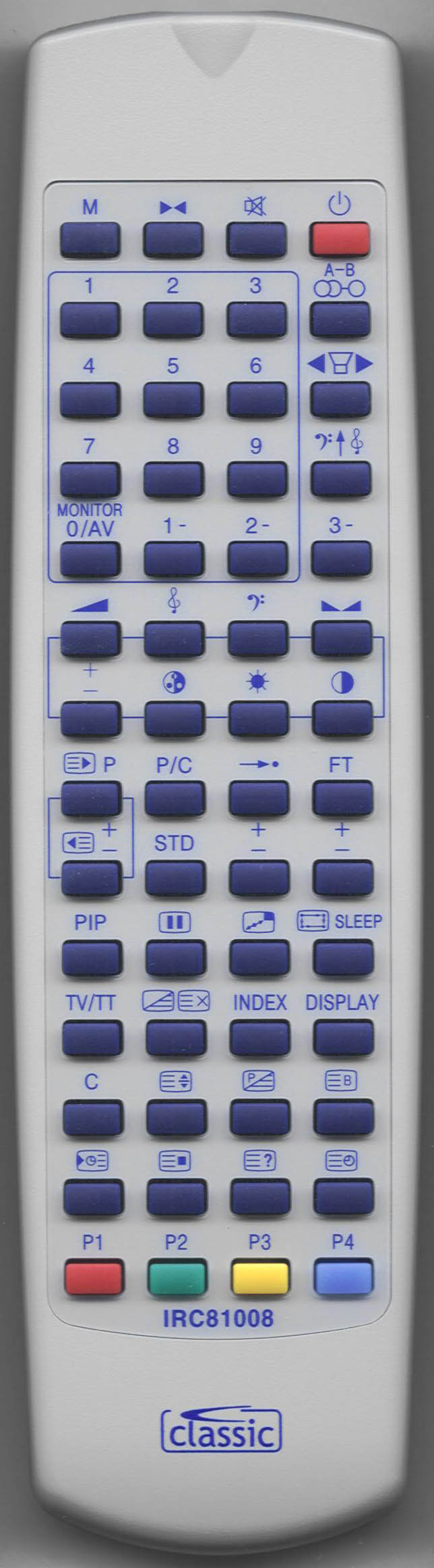 SANYO CEP 2595N Remote Control