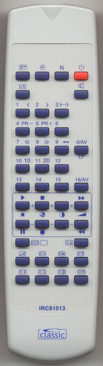 GRUNDIG A 8801W/IT/KT Remote Control