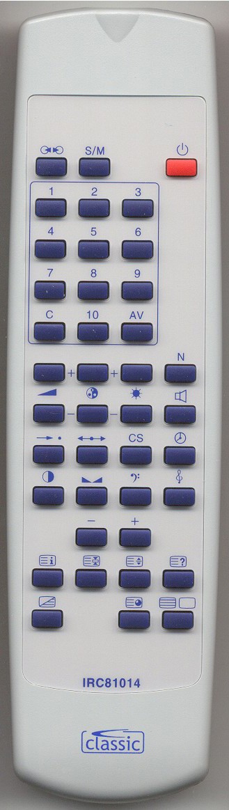 THOMSON MXP 7200 Remote Control