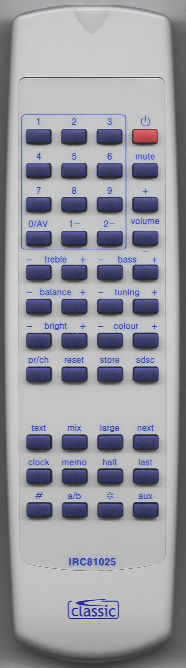 LUXOR 210 1001-95 Remote Control