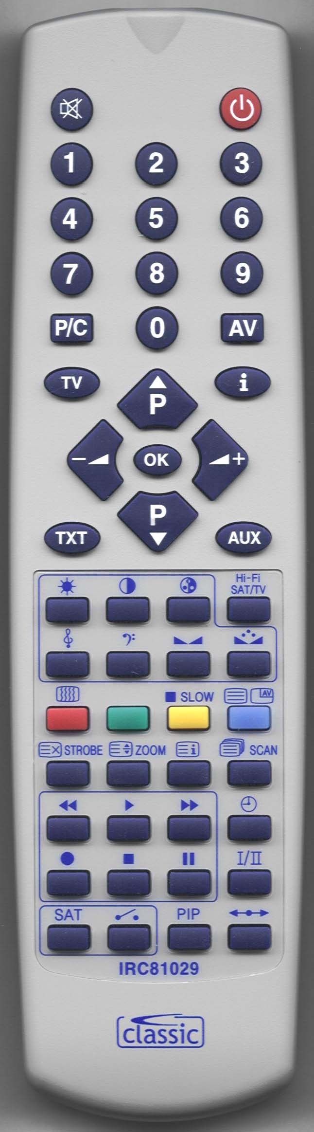 GRUNDIG 29622-055.73 Remote Control