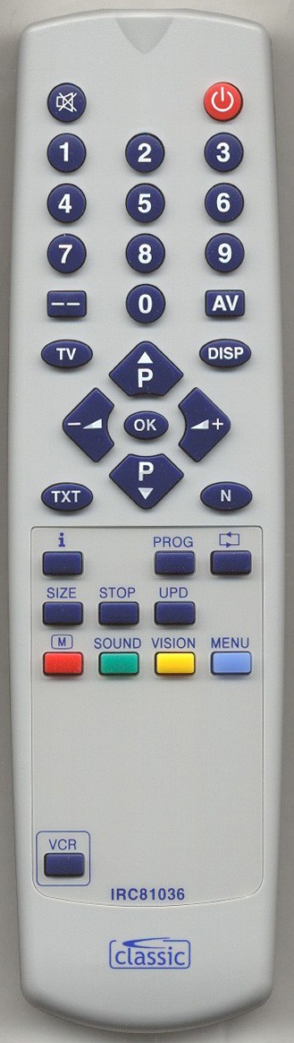 LUXOR 3392 TX Remote Control Alternative