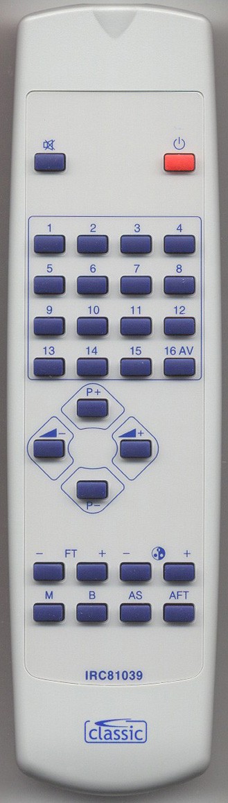 MATSUI 1450 Remote Control