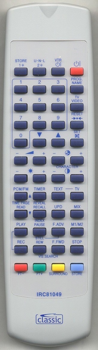 HITACHI CPT 2528R Remote Control