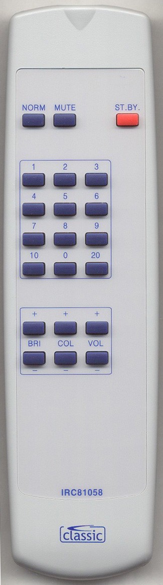 HITACHI CPT 1476R Remote Control